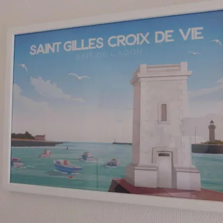 Appartement 2 Pieces Avec Balcon, Vue Mer Et Parking A Saint-Gilles-Croix-De-Vie - Fr-1-224-40 Saint-Gilles-Croix-de-Vie